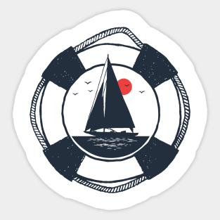 Sailor. Explorer Sticker